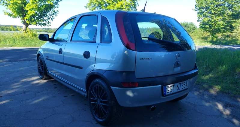 Opel Corsa cena 8999 przebieg: 143000, rok produkcji 2002 z Sokołów Małopolski małe 79